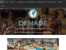 Tablet Screenshot of demade.org